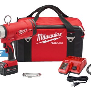 Milwaukee M18 18V Lithium-Ion Cordless FORCE LOGIC 1590 ACSR Cable Cutter W 1 5.0Ah Battery, Charger, Tool Bag