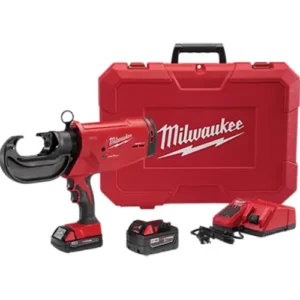 Milwaukee M18 18V Lithium-Ion Cordless FORCE LOGIC 750 MCM Crimper W/(2) Batteries, Charger, Hard Case