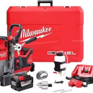 Milwaukee M18 FUEL 18V Lithium-Ion Brushless Cordless 1-1/2 in. Lineman Magnetic Drill High Demand Kit w/ Two 8.0Ah Batteries