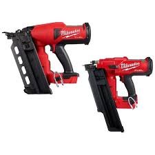 Milwaukee M18 FUEL 18-Volt Lithium-Ion Brushless Cordless Duplex Nailer (Tool Only) with M18 FUEL 30-Degree Framing Nailer