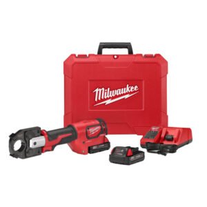 Milwaukee M18 18V Lithium-Ion Cordless FORCE LOGIC 600 MCM Crimper Kit W 2 2.0Ah Batteries, Charger, Hard Case