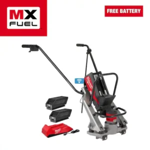 Milwaukee MX FUEL Lithium-Ion Cordless Vibratory Screed with 2 Batteries and Charger w/REDLITHIUM XC406 Battery Pack