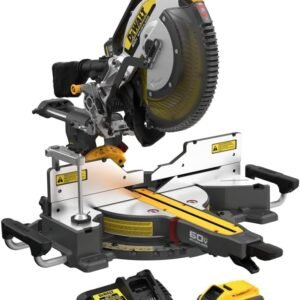 DEWALT 60V Lithium-Ion 12 in. Cordless Sliding Miter Saw Kit with 9.0Ah Battery Pack