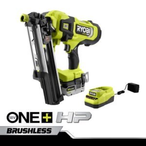 RYOBI ONE+ HP 18V Brushless Cordless AirStrike 21° Framing Nailer Kit w/ 4Ah Battery, Charger & 21° Extended Capacity Magazine