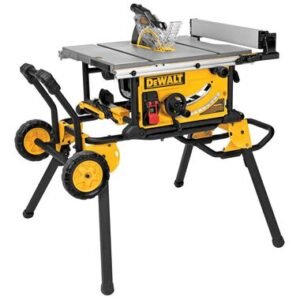 DEWALT 15 Amp Corded 10 in. Job Site Table Saw with Rolling Stand