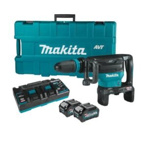 Makita 40V max X2 XGT (80V max) Brushless Cordless 2 in. AVT Rotary Hammer Kit, AFT, AWS Capable (4.0 Ah)