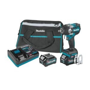 Makita 40V max XGT Brushless Cordless 4-Speed Mid-Torque 1/2 in. Impact Wrench Kit w/Detent Anvil, 2.5Ah