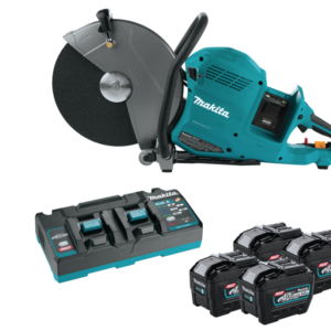 Makita 80V max (40V max X2) XGT Brushless Cordless 14 in. Power Cutter Kit with 4 Batteries (8.0Ah)