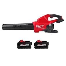 Milwaukee M18 FUEL Dual Battery 145 MPH 600 CFM 18V Lithium-Ion Brushless Cordless Handheld Blower w/ Two 8Ah HO Battery (2-Pack)